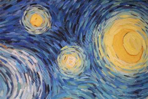 Starry Night Van Gogh Oil Painting Reproduction China Oil
