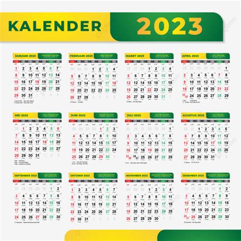 Kalender Islami 2023 Lengkap Hari Libur Nasional Dan Penanggalan Jawa