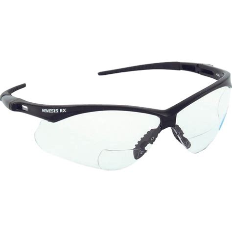 jackson nemesis™ ansi z87 1 rx v60 reader safety glasses clear 1 5 diopter