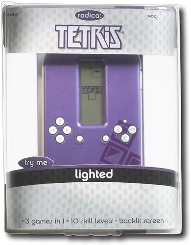 Best Buy Radica Lighted Tetris Handheld Game N6063