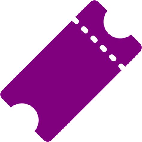 Purple Ticket Icon Free Purple Ticket Icons