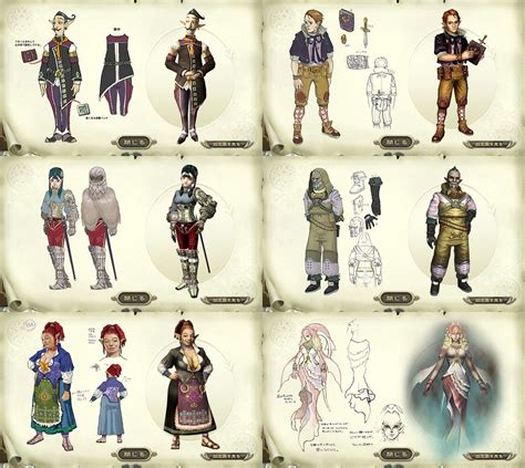 Compilation Of Zelda Characters Character Design Concept Art