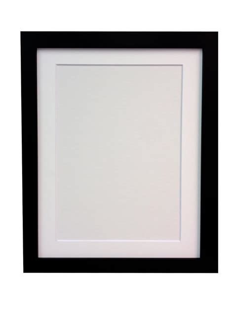 Frames By Post Black With White Mount A3 For Image Size A4 H7 Picture Photo And Poster Frame
