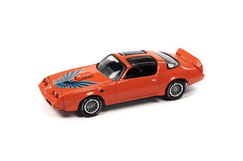 1980 Pontiac Firebird Ta Red Orange Johnny Lightning Jlmc02948a