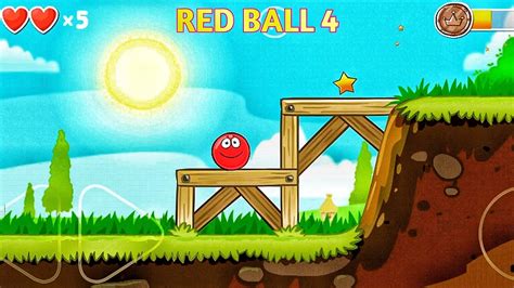 Red Ball 4 First Gameplay Red Ball 4 How To Play Red Ball 4