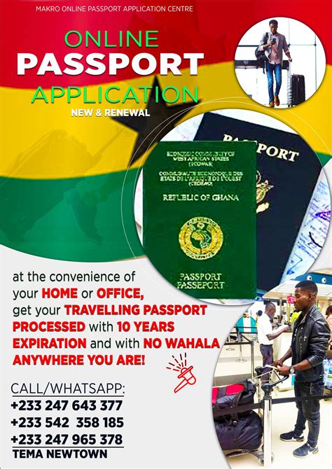 Ghanaian Passport Application Posts Facebook