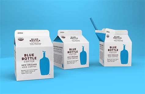 Blue Bottle Coffee On Packaging Of The World Creative Package Design