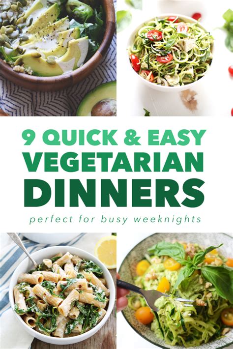 Best Quick Vegetarian Dinner Collections Easy Recipes To Make At Home