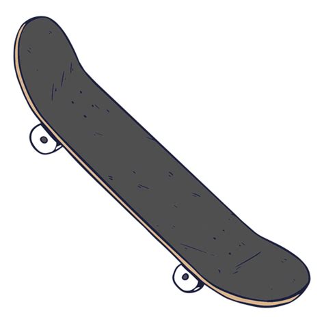 Illustration Grey Skateboard Transparent Png And Svg Vector File