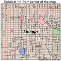 Lincoln Nebraska Street Map 3128000