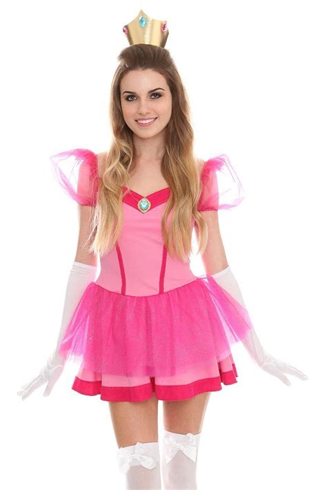 Princess Peach Costume At Hot Topic 55 Disfraces De Halloween Parejas Fiesta De Disfraces