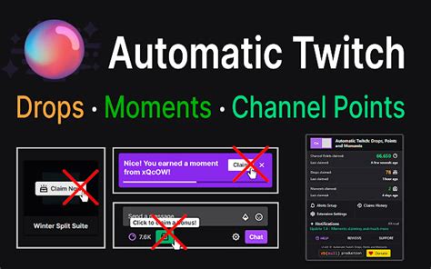 Automatic Twitch Drops Moments And Points Chrome Web Store