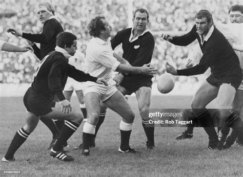 Mike Rafter Flanker For England Is Surrounded By Mark Donaldson