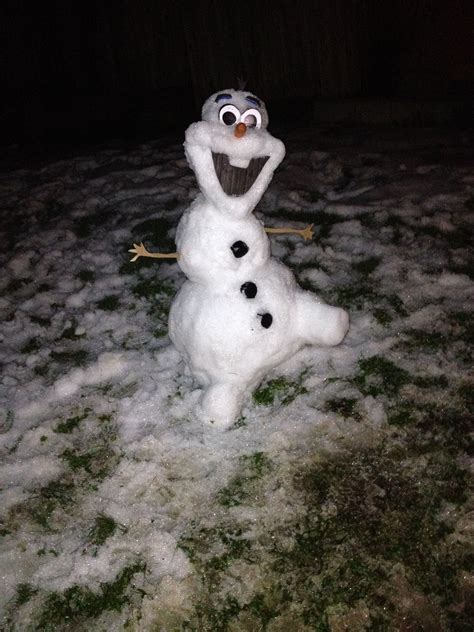 Real Snowman Olaf