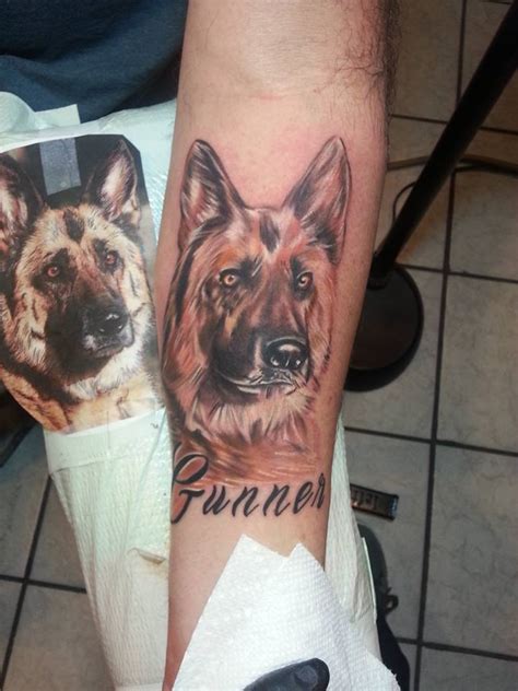 Pin By Nathalie Heitz On Dog Tattoos Dog Tattoos Animal Tattoo Tattoos