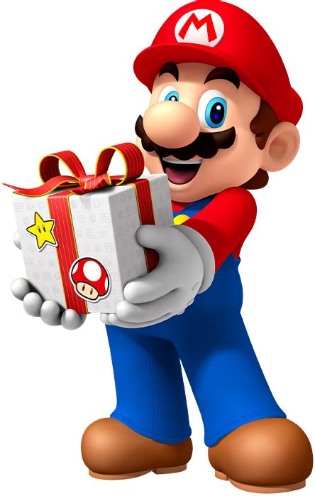 Nintendo Birthday Png Super Mario Present Clipart Full Size Clipart