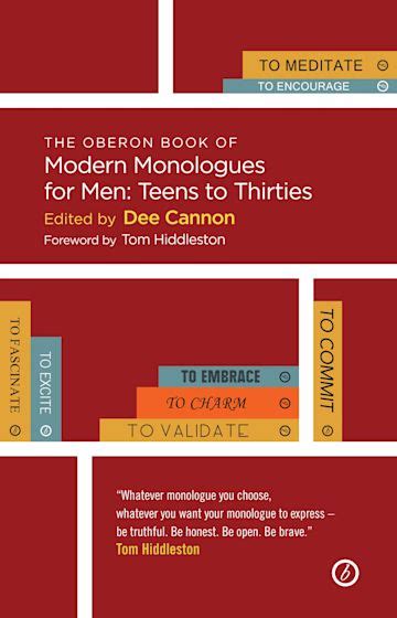 The Methuen Drama Book Of Modern Monologues For Men Teens To Thirties Tom Hiddleston Methuen