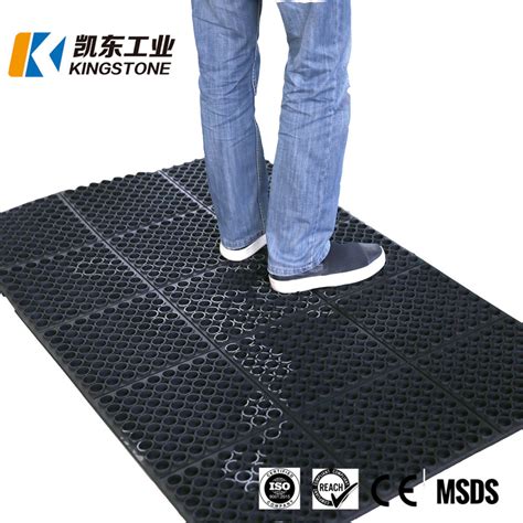 Industrial Anti Fatigue Heavy Duty Oil Resistant Porous Safety Rubber Mats China Anti Fatigue