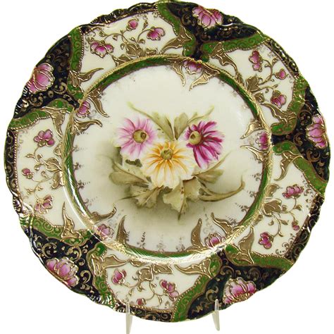 Hand Painted Porcelain Plates. Dorotea Hand Painted Salad ...
