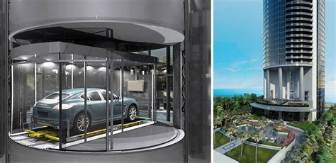 This Luxury Porsche Design Miami High Rise Comes With A Car Elevator