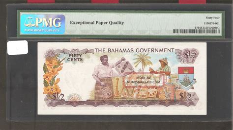 Both the state and federal governments may be holding unclaimed. 1965 Bahamas 1/2 Dollar Pmg 64 Epq Pick 17 S/n A978504