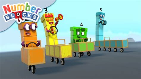 Numberblocks Driving The Numbers Learn To Count Youtube