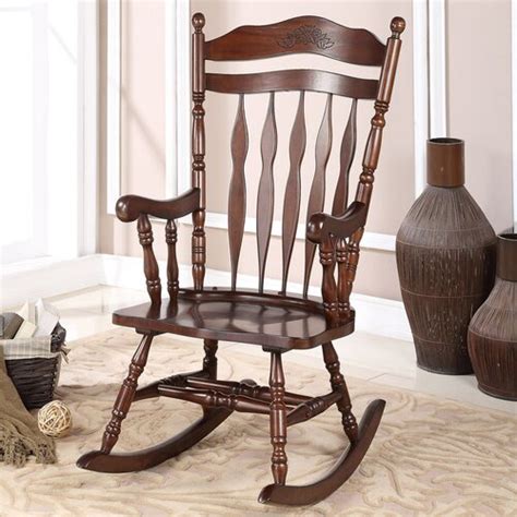 Whether you love relaxing in the living room or are looking for a classic wooden rocking chair to finish off your nursery, you'll find the perfect piece with our extended online only range. Wildon Home ® Solid Wood Rocking Chair & Reviews | Wayfair