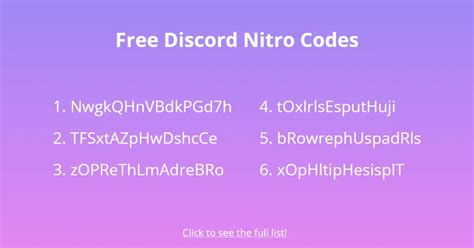 50 Free Discord Nitro Codes Followchain