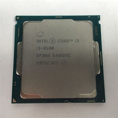 Intel Quad Core I3 8100 36ghz 6m 8gts Lga 1151socket H4 Cpu