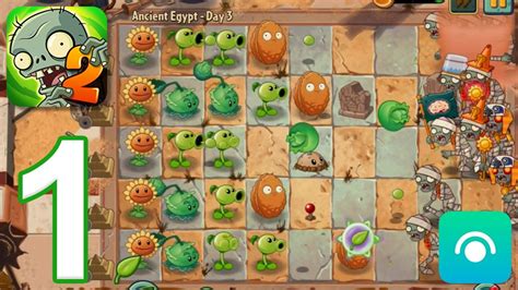 Plants Vs Zombies 2 Gameplay Walkthrough Part 1 Ancient Egypt