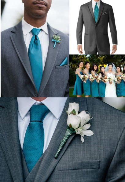 Teal Wedding Theme Teal And Grey Wedding Dark Teal Weddings Wedding