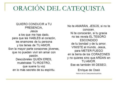 Oracion Para Catequistas
