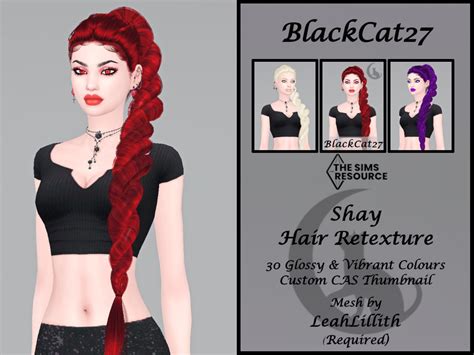 The Sims Resource Leahlillith Shay Hair Retexture Mesh Needed