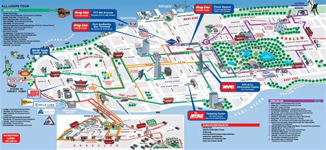 Hop On Hop Off Bus New York Map