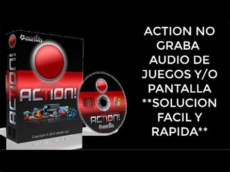 Action No Graba Audio De Juegos SOLUCION YouTube