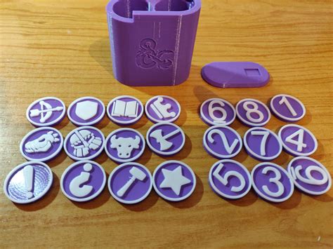 Oc My Customized Set Of 3d Printed Tokens I Gave A Set To Each Of My