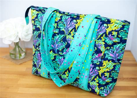 The Sew Easy Big Tote Bag With A Zipper Tote Bag Pattern Free Bag