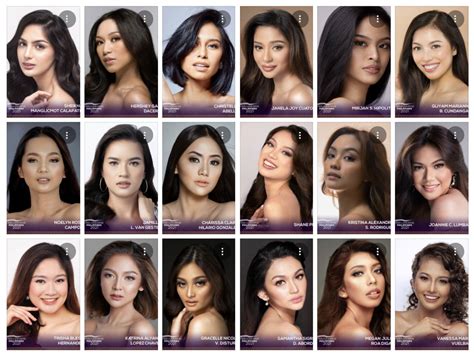 miss universe ph 2021 unveils the candidates headshot challenge entries [vote for the top 75