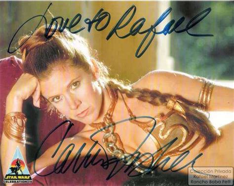 Carrie Fisher Princess Leia Actriz Rancho Boba Fett
