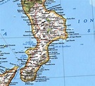 Physical Map Calabria • Mapsof.net