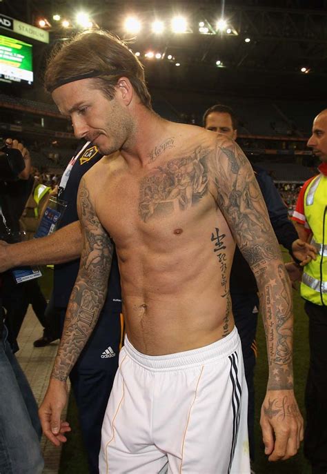 David Beckham Shows Off Latest Head Tattoo Soccerbible