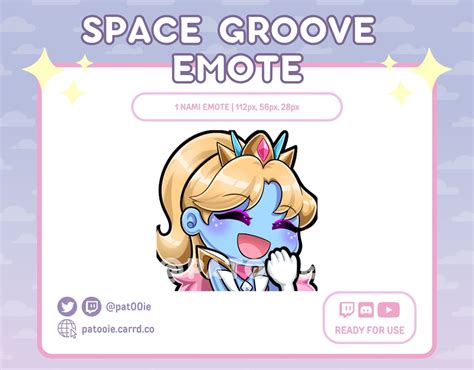 Prestige Space Groove Nami Laugh Emote 1 For Twitch Discord And