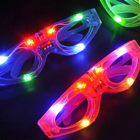 Led Blind Eye Mask Glasses Light Up Flashing Wedding Favors Ts Party