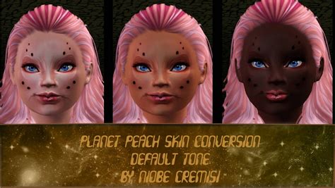 My Sims 3 Blog Planet Peach Skin Conversion By Niobecremisi