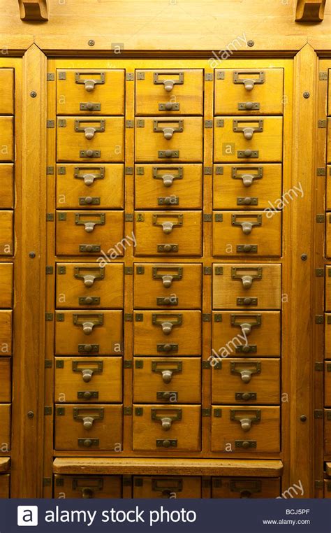Rows Wooden Drawers Hi Res Stock Photography And Images Alamy