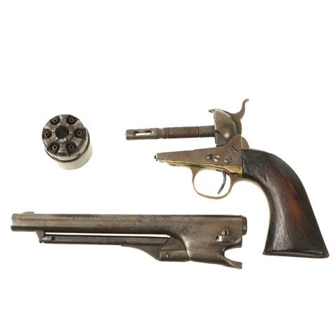 Original Us Civil War Colt Model 1860 Army Four Screw Revolver Manuf