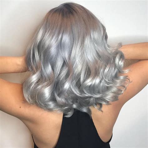 Gorgeous Gray Hair Styles Gorgeous Gray Hair Metallic Hair Color