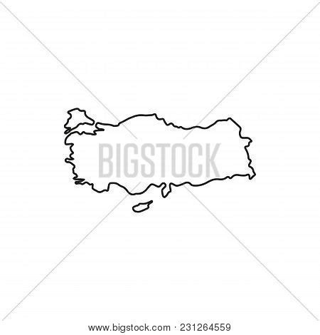 Turkey Map Icon Vector Photo Free Trial Bigstock