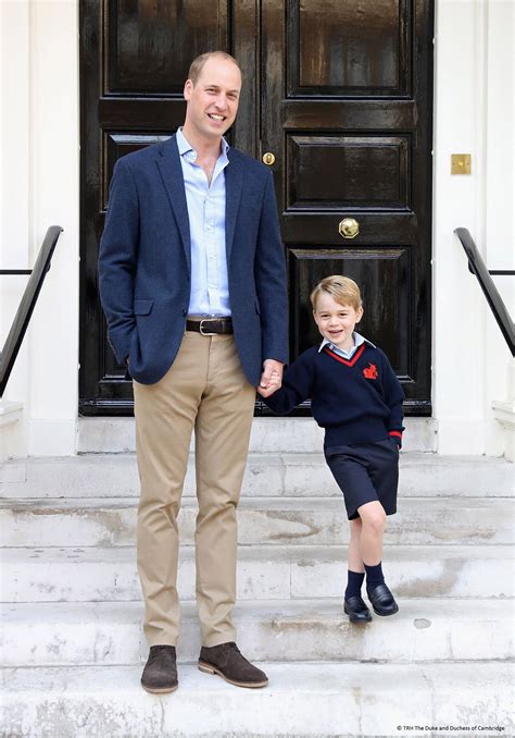 The Young Future King Who Will Be Known As George Cambridge At School