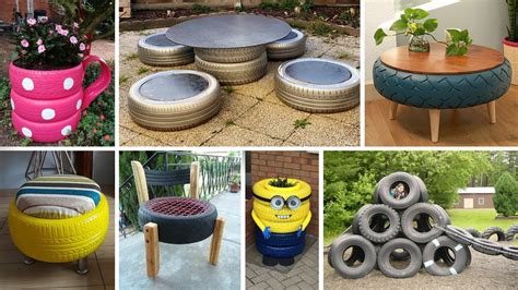 100 Ways To Recycle Your Old Tire Part 2 Youtube